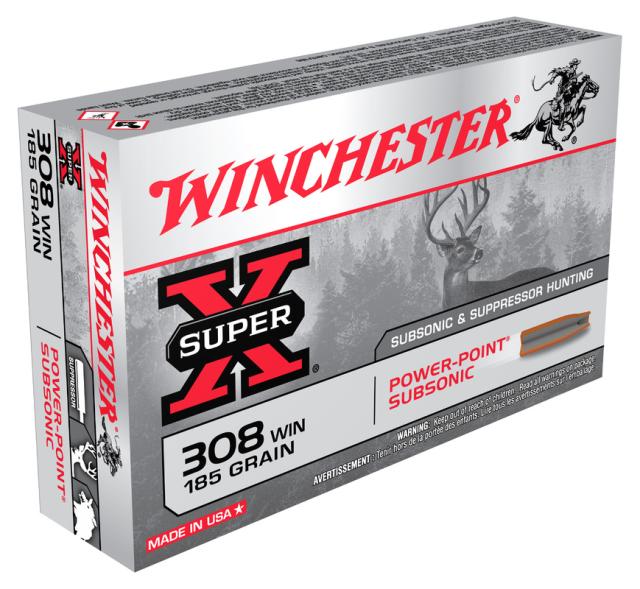 Winch. .308 Win Subsonic 185 gr.(20/200)