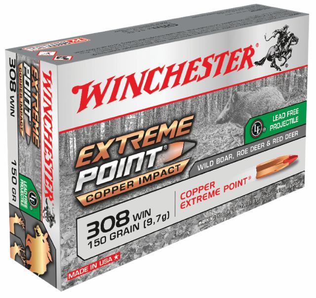 Winch. .308 Extreme Point LEAD FREE 150gr.(20/200)